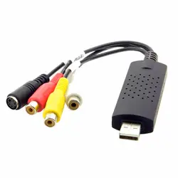 4-канальный USB 2.0 Аудио Видео Кепки ТВ DVD VHS S-Video Кепки туры адаптер DVR sureveillance Системы