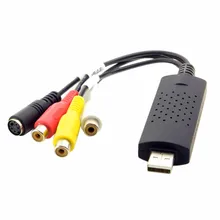 4 Channel USB 2.0 Audio Video CAP TV DVD VHS S-Video Capture Adapter DVR Sureveillance System                     