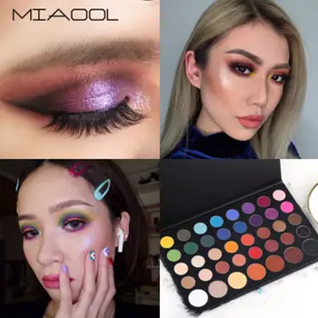 

Beauty Rose Makeup Studio Eyeshadow Soft Glitter Shimmering Colors Eyeshadow Highly Pigmented Peach Matte Nude Eye Paletka Cieni