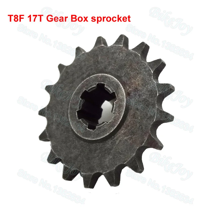 T8F 17 лет передний зубчатый валик муфта зубчатого колеса Шестерни коробка для 47cc 49cc Crosser 2 Двигатель грязи карманный мини велосипед мотоциклетные Запчасти