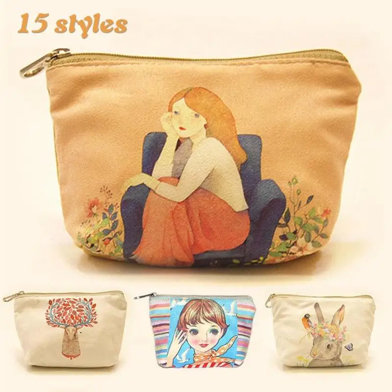 Lovely Zipped Polochon Purse canvas coin bag lovely purse small zipper Lovely Zipped Polochon Purse canvas coin bag lovely purse small zipper