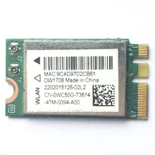 DW1708 BCM943142Y Беспроводной WLAN WiFi карта для Dell Inspiron 13-7347 802,11 b/g/n M.2 NGFF+ BT 4,0 WC50G BRCM1079