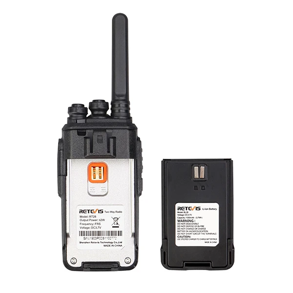 Retevis RT28 Walkie Talkie 2 шт микро USB зарядка 16 CH VOX Hands-free CTCSS/DCS обрабатывается двухсторонний радиоприемопередатчик рация