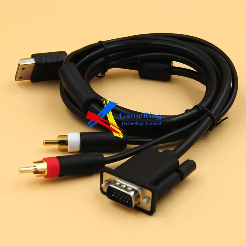 For Sega Dreamcast DC Console VGA High Definition Cable RCA Sound