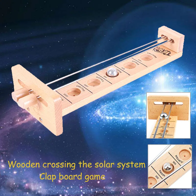 Leg Vise Ball Solar System Toy Wooden Decor Practice Hobby Board Game Safe Material Diy Gift Interesting