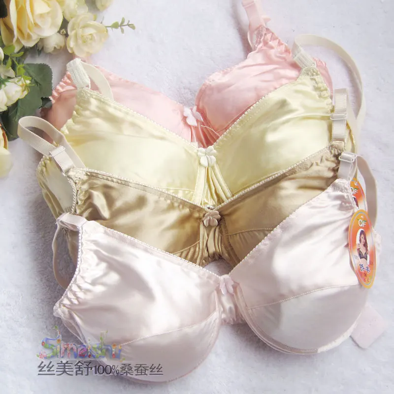 2018 Appliques Solid New Arrival Sutia Bras For Women Sujetador Free Shipping Double Faced Silk Bra Wireless Ultra-thin Pad New 2018 Appliques Solid New Arrival Sutia Bras For Women Sujetador Free Shipping Double Faced Silk Bra Wireless Ultra-thin Pad New