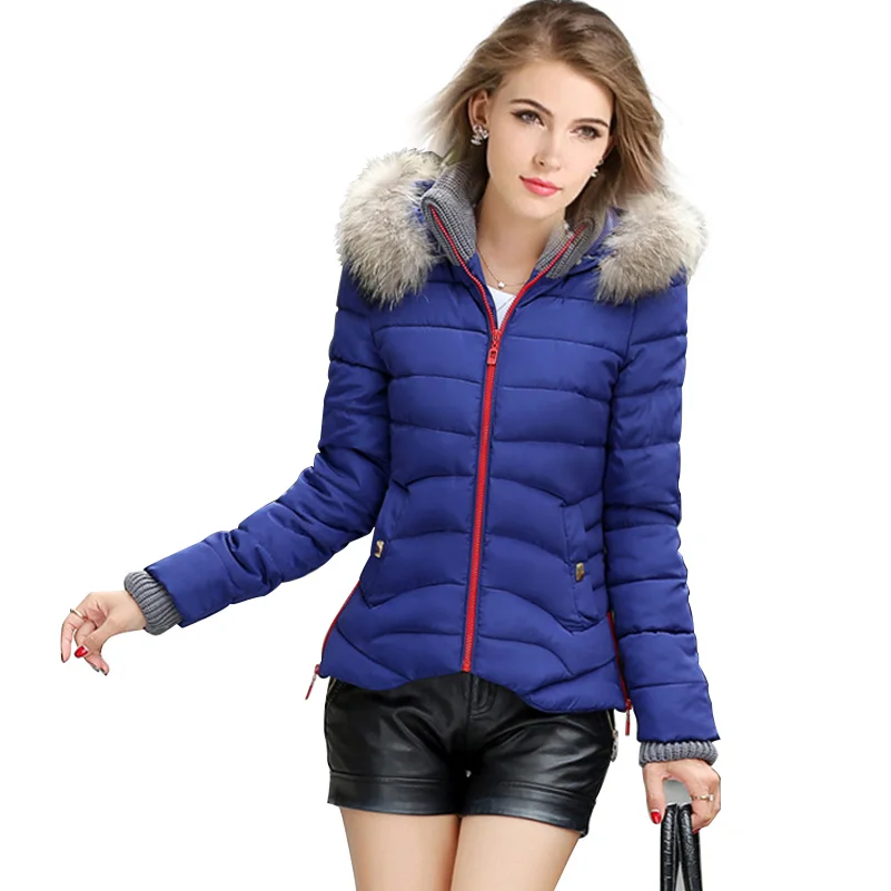 Plus Size 4XL Winter Coat Women s 2016 Hot Sale Cotton Women s Jacket Faux Fur