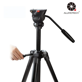 

ALUMOTECH For Vidicon Digital Camera DSLR Smart Phone Max Load 6kg Aluminuium Tripod Stand