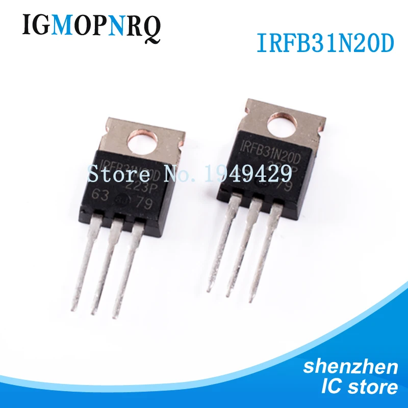 10PCS IRFB31N20D IRFB31N20 TO 220 FB31N20D B31N20D IRFB31N20DPBF MOSFET ...