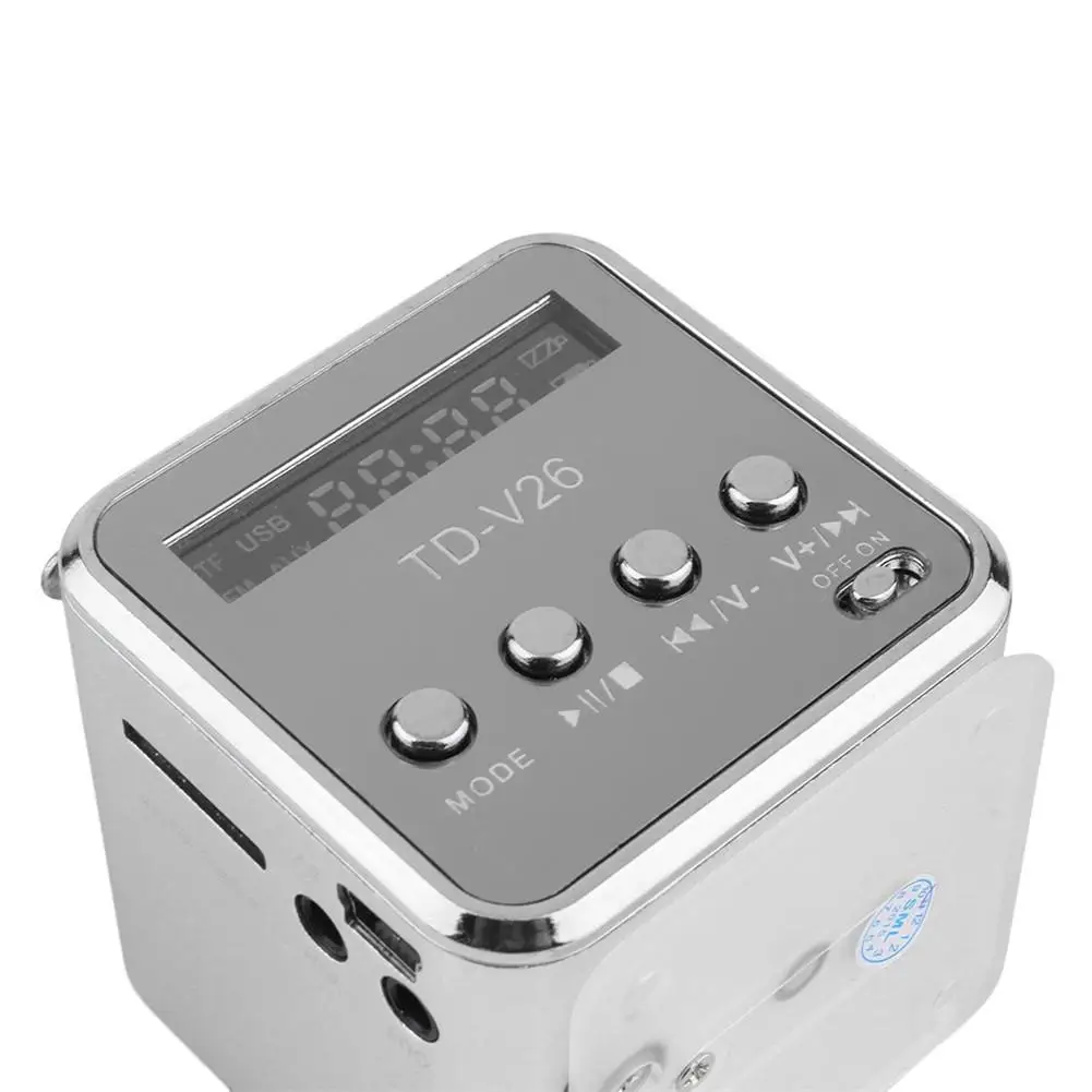 Портативный мини динамик с поддержкой SD TF карты Micro USB стерео супер бас MP3/4