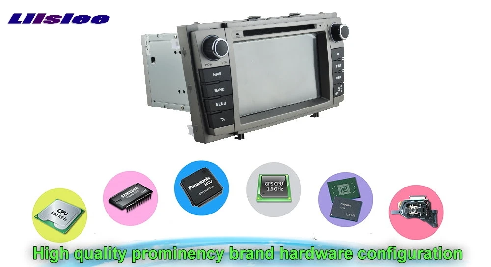 For TOYOTA AVENSIS 2008~2013 Car Multimedia TV DVD GPS Radio Original Style Navigation Android Advanced Navi Hardware configuration