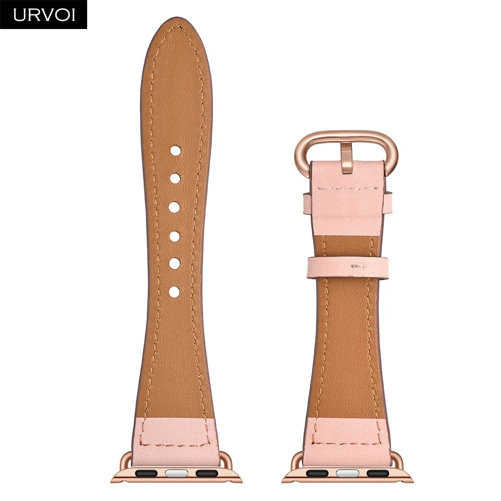 URVOI женский ремешок для apple watch классический из натуральной кожи с пряжкой iwatch