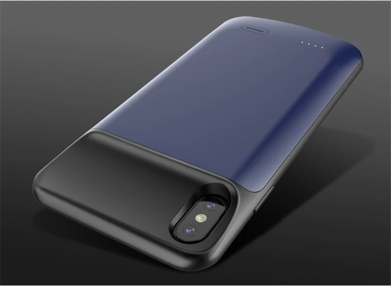 6000 мАч чехол для резервного зарядного устройства для iPhone XR портативный внешний аккумулятор чехол для iPhone Xs Max чехол для зарядки аккумулятора