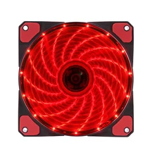 2016 Продажа Горячие Продажа Компьютер Охладитель Воды Pc12v 0.20a 4pin & 3pin 120 мм x 25 мм 12025 mute красный светодиод вентилятор для pc случае система охлаждения