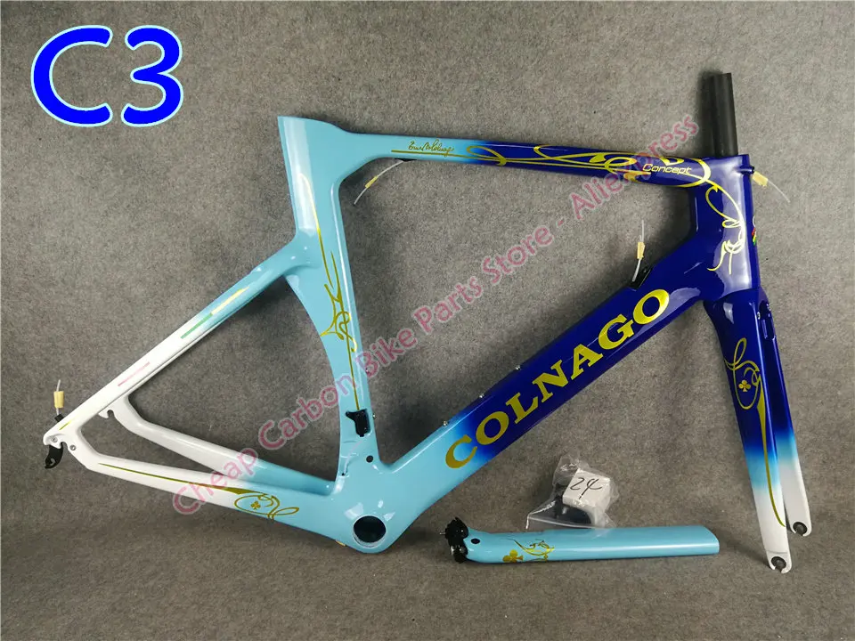Хит продаж художественный декор полный велосипед Colnago углеродный дорожный с R8010