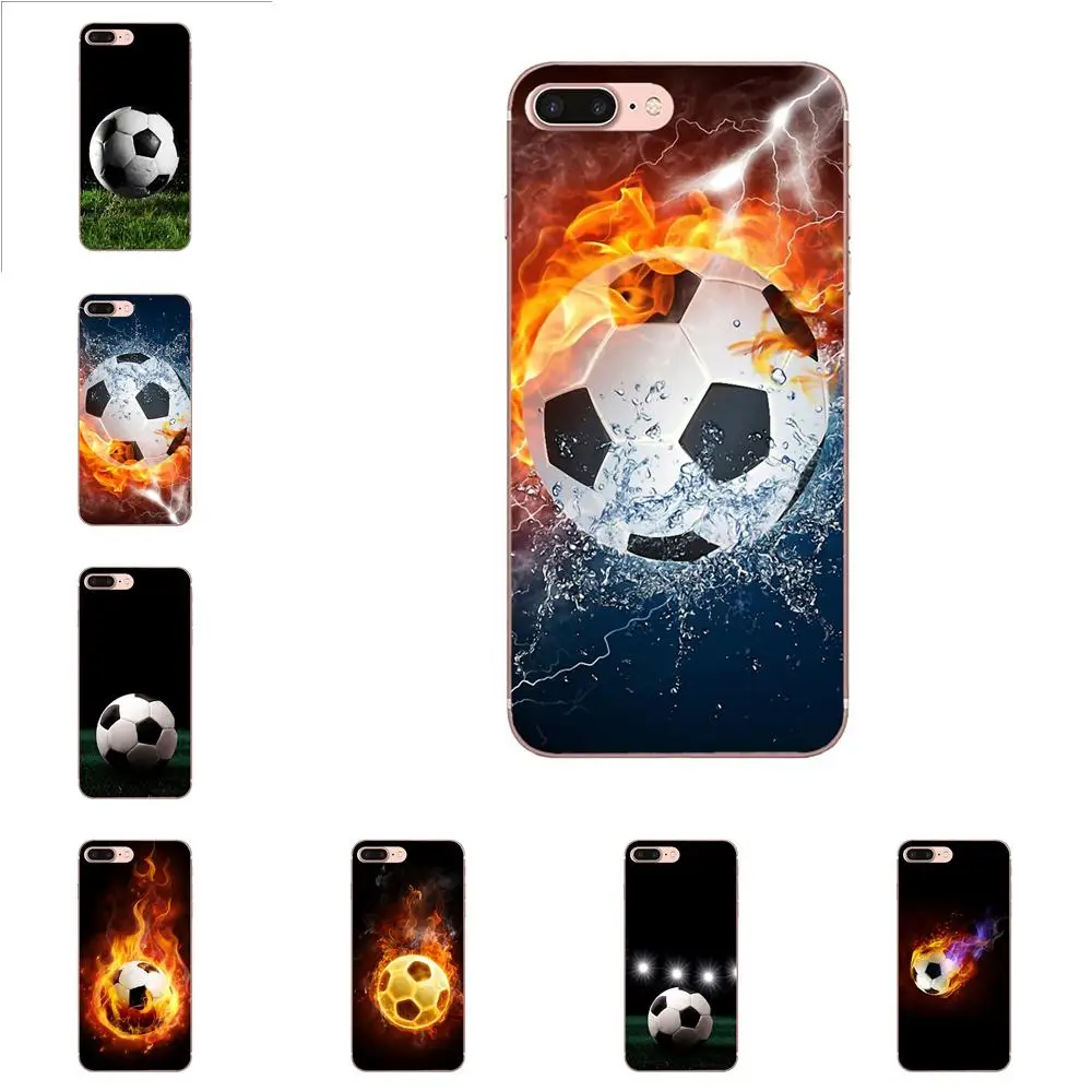 

For Apple iPhone X XS Max XR 4 4S 5 5C 5S SE 6 6S 7 8 Plus Quote Case Slim Soccer Ball