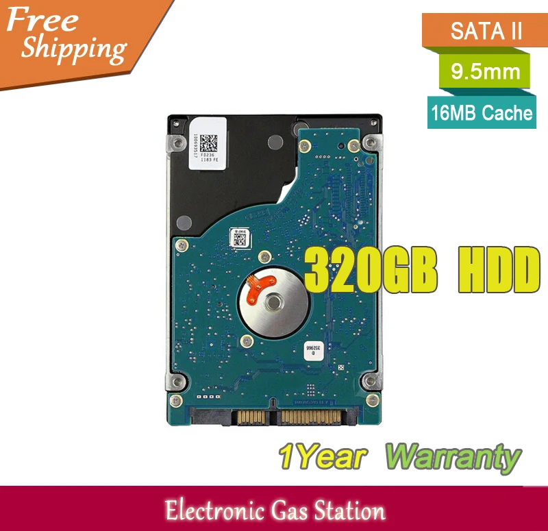 Original Brand Hard Drive 320GB HDD 7200rpm 16MB Cache 2.5 inches SATA II 7mm Laptop Hard Drive