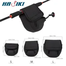 HASIKI Рыболовная Сумка катушка Защитная приманка литье Троллинг спиннинговая Рыболовная катушка чехол рукав Катушка Чехол для удочки
