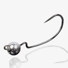 10 pcs 3.5g 5g 7g carbon steel fishing hook fishhooks fishing tackle hook lure tackle accessories A0109