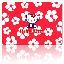 Hello Kitty коврик для мыши белые цветы для мыши ноутбука Аниме Коврик для мыши передач Notbook компьютерная игровой коврик для мыши геймер коврики