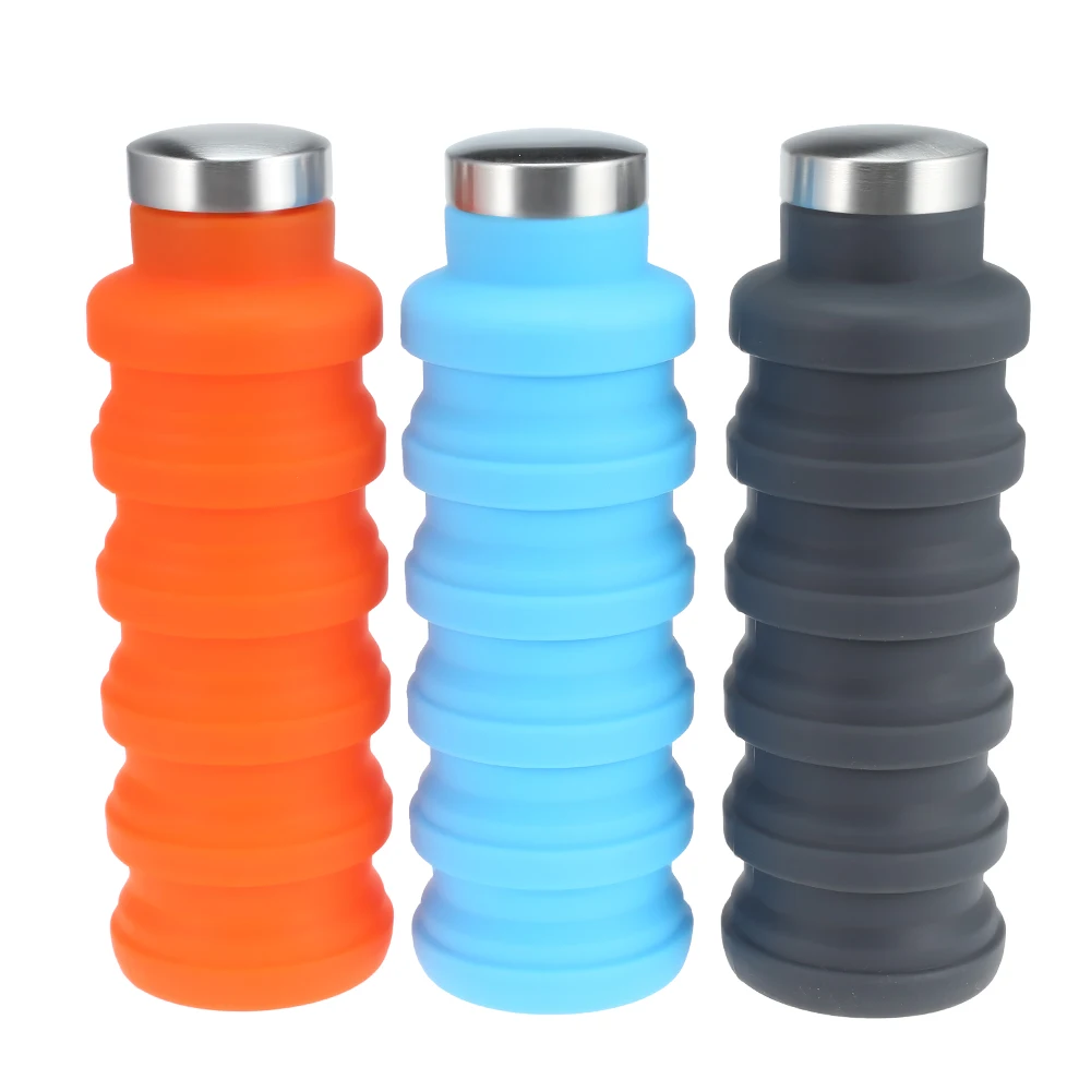 1PC Silicone Folding Portable Travel Outdoor Sports Retractable High Quality Cups Telescopic Home Camping