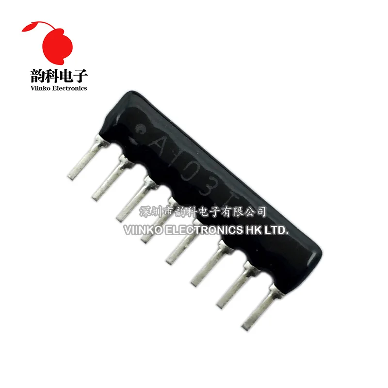 

20pcs DIP exclusion Network Resistor array 8pin 100 300 470 1K 1.5K 4.7K 10K 20K 47K 100K ohm