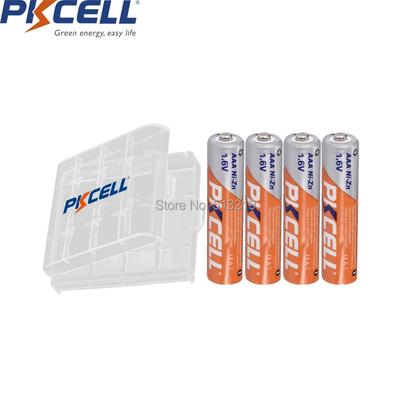 Аккумуляторная батарея PKCELL AAA 1 6 в МВт/ч 4 шт./карта|rechargeable battery|battery abattery for toys |