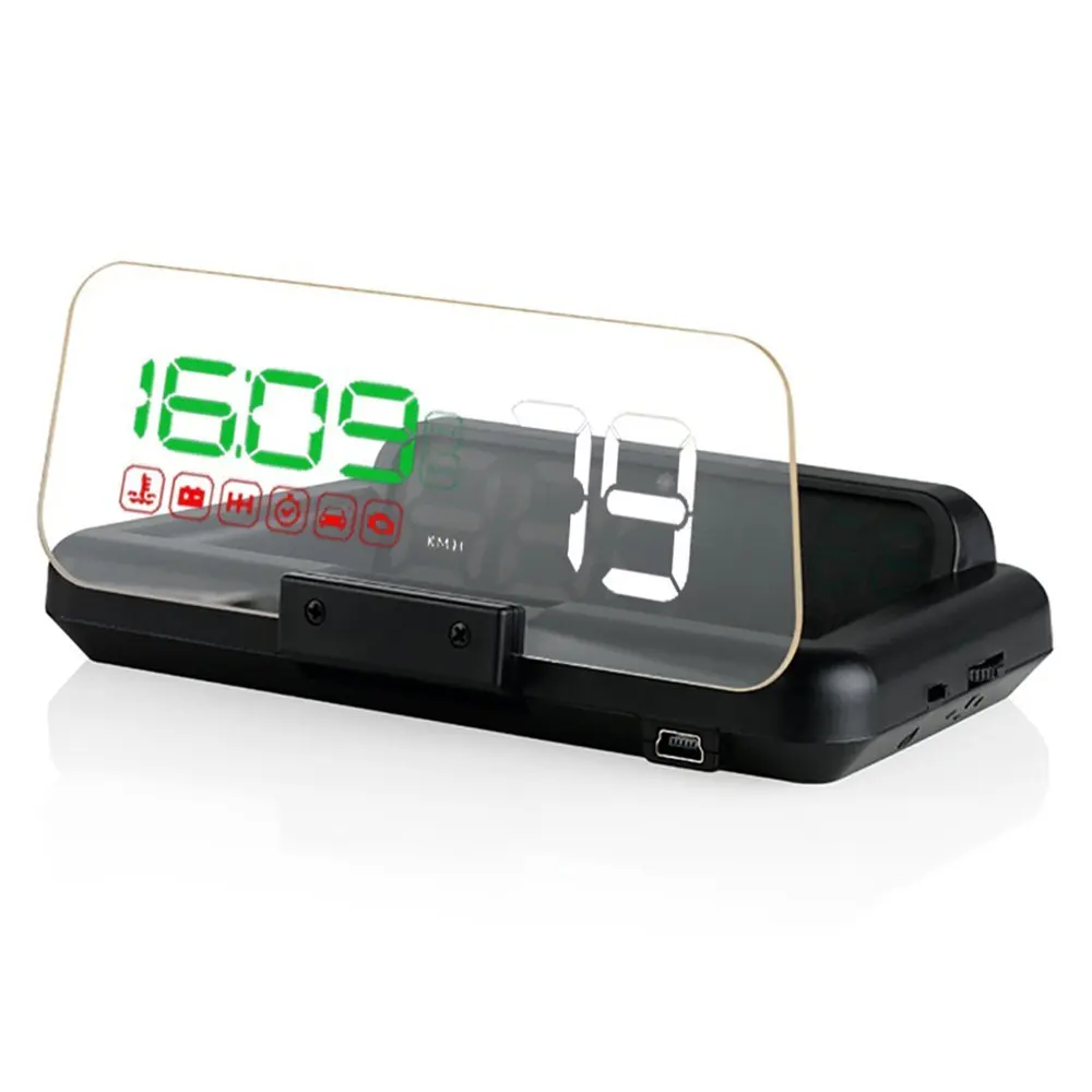 C500 HUD проектор 8 режим отображения OBD2 дисплей на голову цифровые часы спидометра