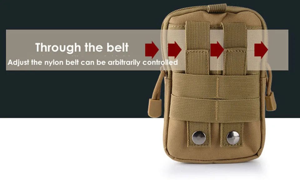 Многофункциональная походная сумка для альпинизма Тактическая Военная поясная сумка-кошелек чехол для телефона
