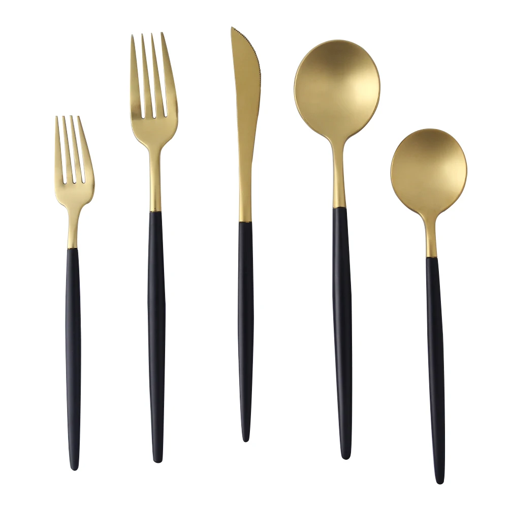 Buy LEKOCH Gold Cutlery Set Stainless Steel Dinnerware