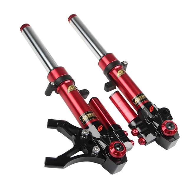 Universal 33mm Motorcycle Front Fork Shock Absorbers CNC Double damping