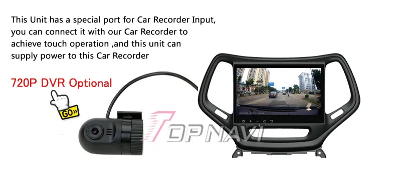 Excellent Topnavi 10.2" Quad Core Android 6.0 Car GPS Navigation for Cherokee Autoradio Multimedia Audio,NO DVD 31