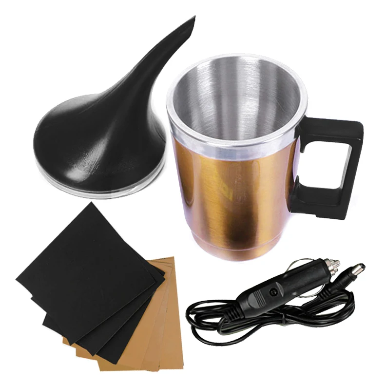 

New Car Headlight Refurbished Electrolytic Atomized Cup Headlamp Repair Tool High-power Heating Faster with 6# Abrasive papers