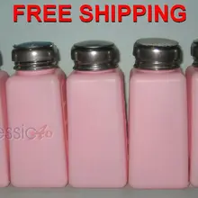 8 унций розовый пластиковый спиртовой пайки диспенсер для бутылочного насоса чистящая жидкость бутылка Избегайте жидкого рефлюкса металлический колпачок(5 шт/лот