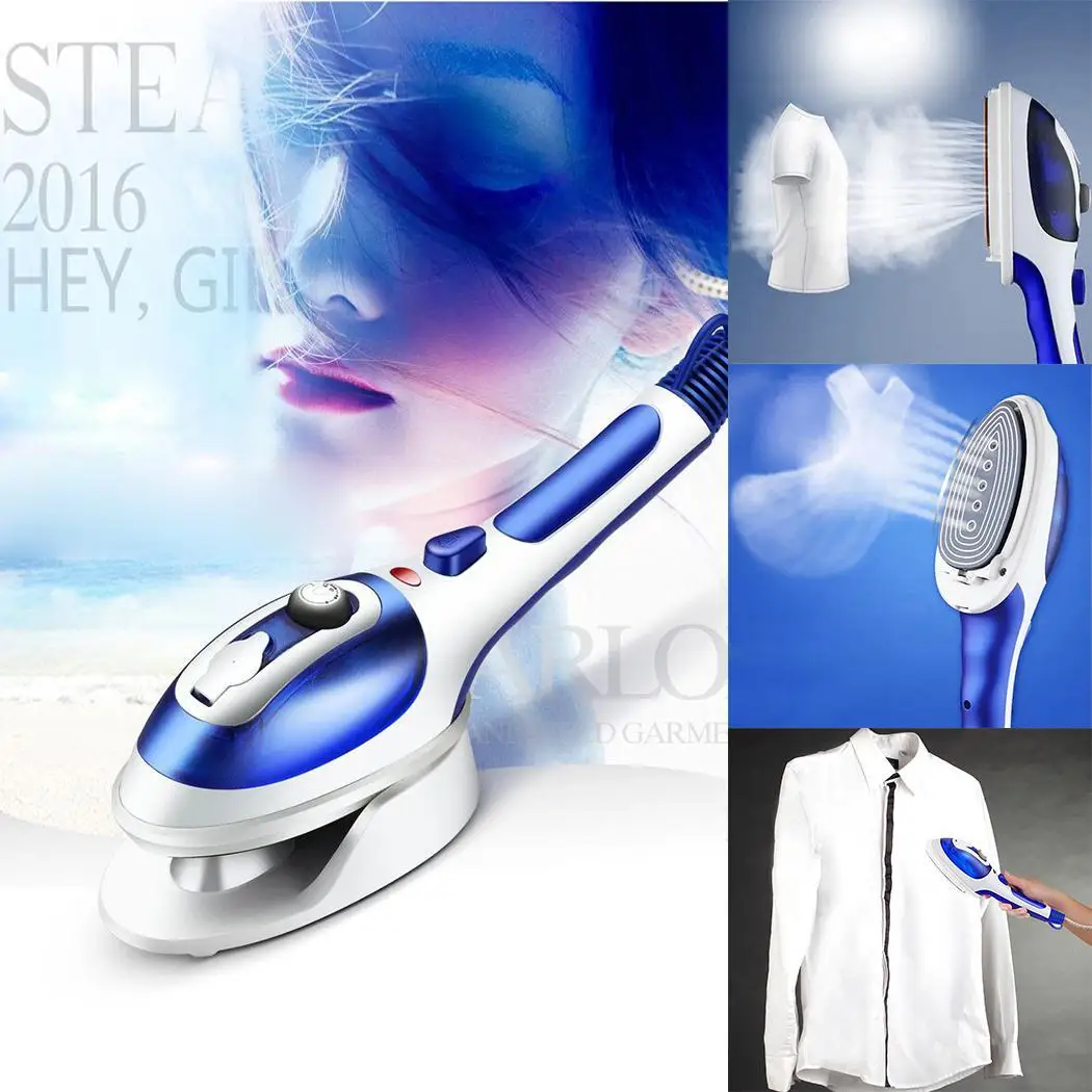 

Handheld Steam Brush Ceramic Floor Hanging 50/60Hz Machine 180ml 2 800W in 1 Portable Electric Blue US Iron