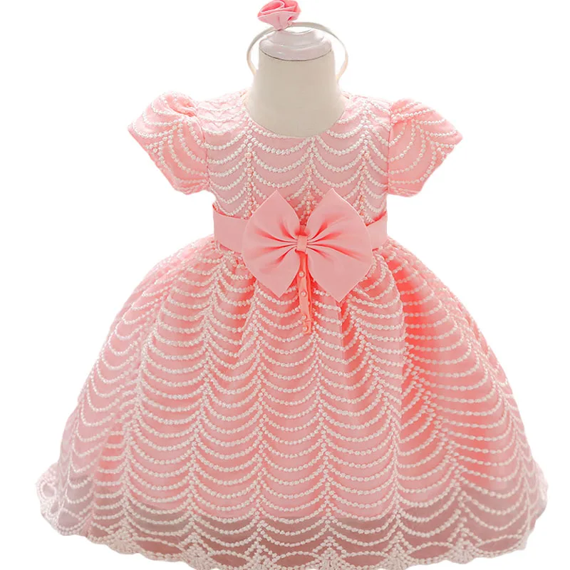 Baby Girls Dress For Girl 1 Year Birthday Dress Kids Baby Princess Dress Christening Gown Infant Party Dress Newborn Clothes