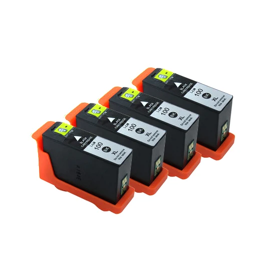 4 шт. Картридж с черными чернилами для lexmark100 100xl 105 105xl 108 108xl S301/302/305/S405/409|Чернильные