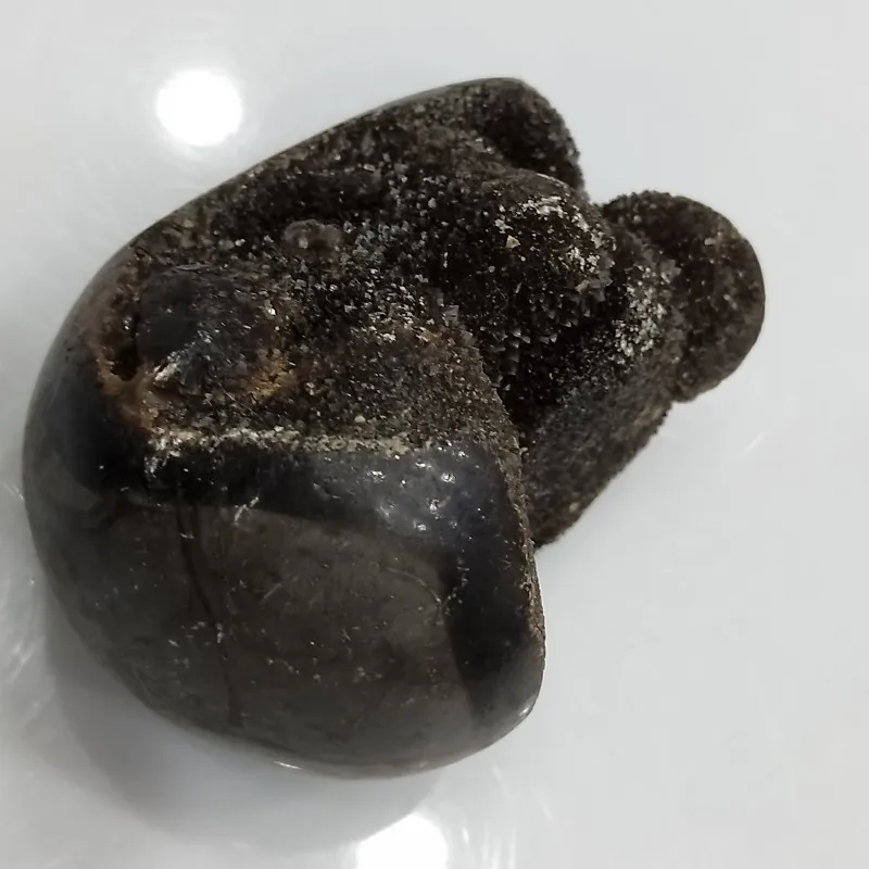 Природное яйцо динозавра septaria 150-550 г кристаллический драгоценный камень geode