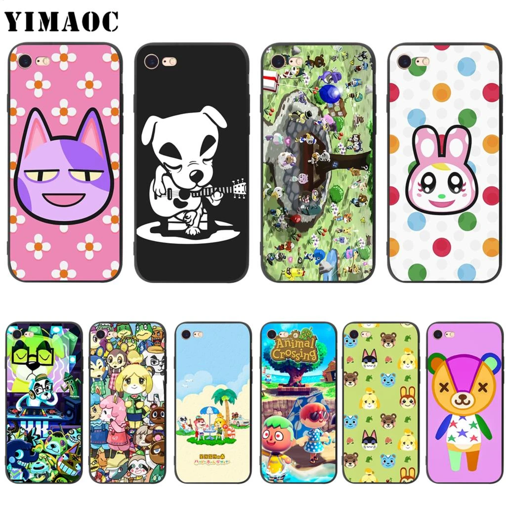 for Animal Crossing New Horizons Phone Case for iPhone 11 Pro X XR XS Max 8 7 6 6S Plus 5S SE 2020 Back Cover Coque Fundas