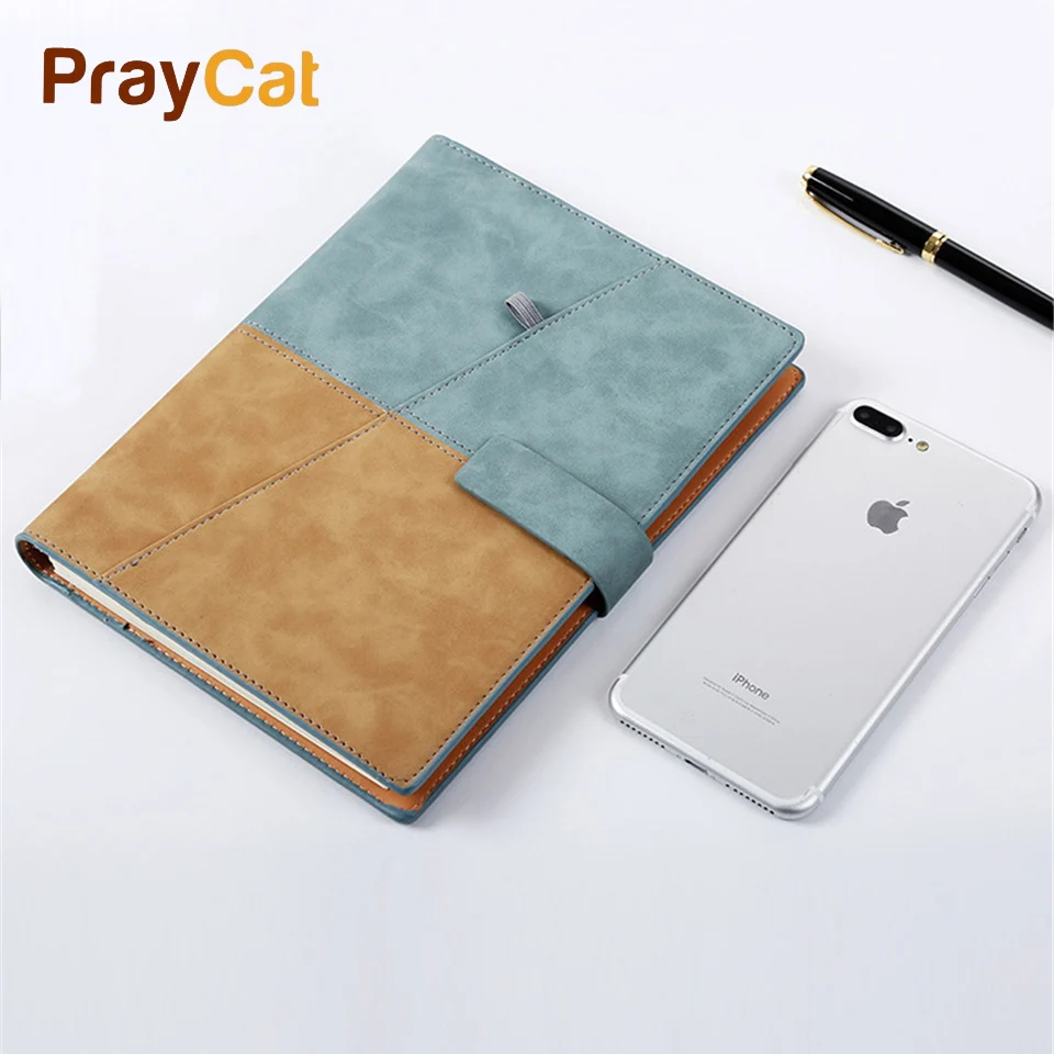 

A5 Spiral Notebook Vintage Leather Travel Journal Diary DokiBook 180 sheets Planner Agenda School Office Custom Logo
