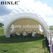 8 м белый надувной купол палатка гигантский надувной тент для гольфа надувная оболочка палатка для спорта на открытом воздухе