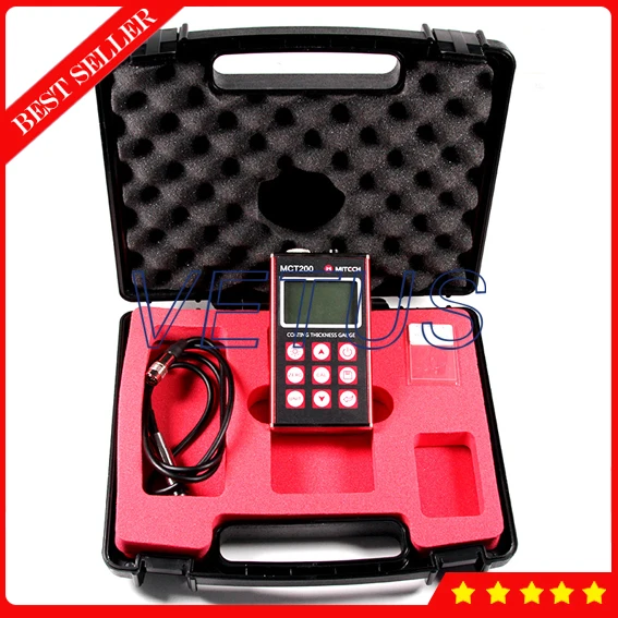 MCT200 Non-destructive Paper Coating Thickness Gauge with 0.1um Resolution Paint Width Measuring Instrument | Инструменты
