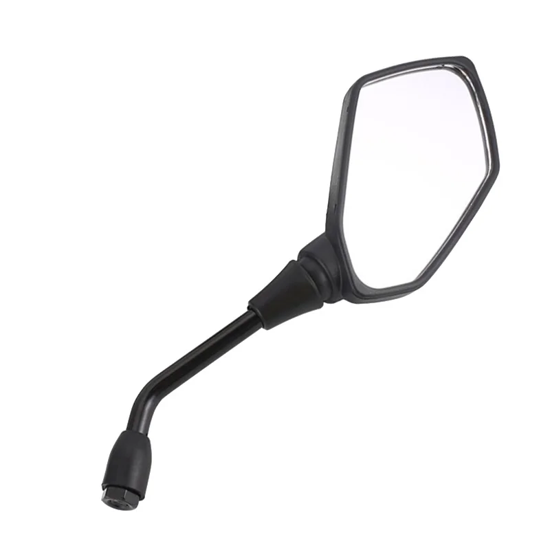 

Motorcycle Scooter E-Bike Rear View Mirrors Back Side Carbon Fiber 10mm Thread