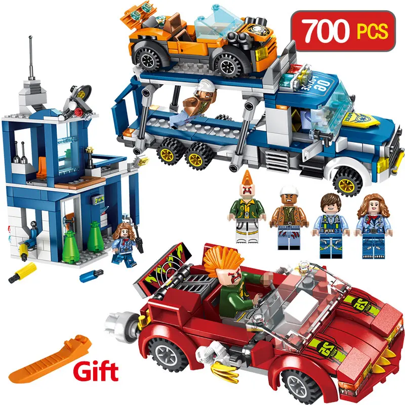 

Fight For a Transport Vehicle Command LegoINGLY Character Blocks Building Bricks Enlightening Fun for Children Gift