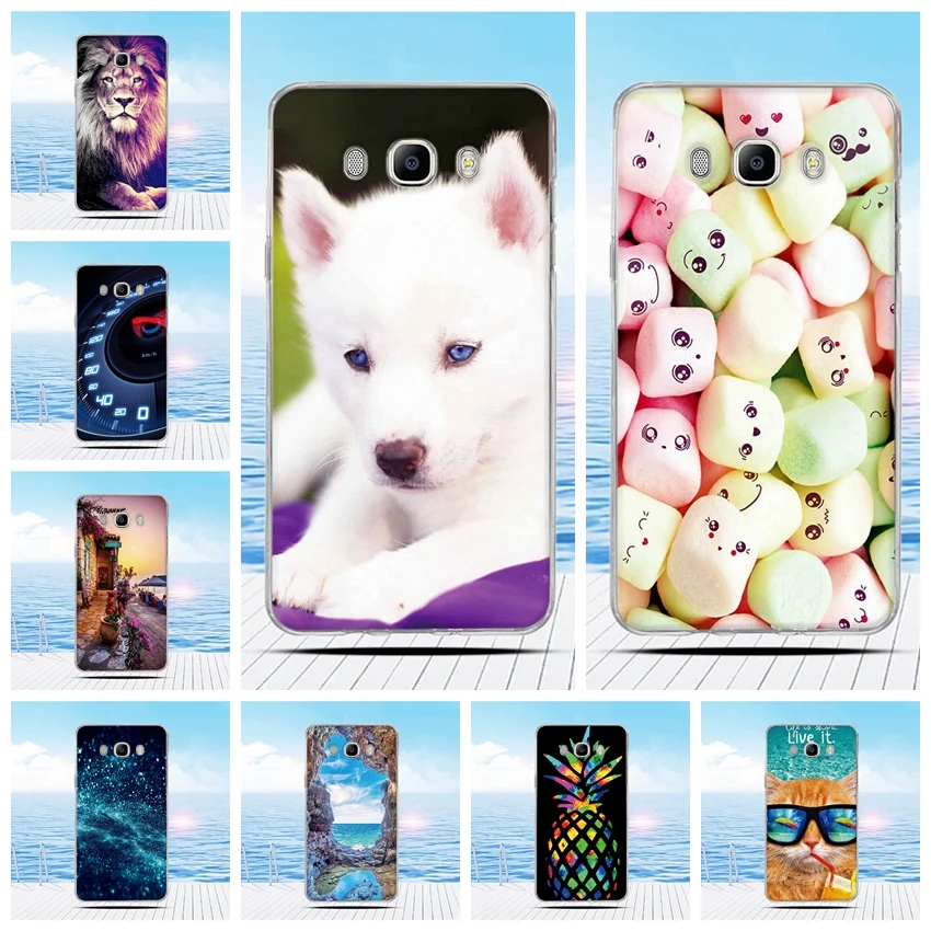 Чехол для Samsung Galaxy J7 2016 J710 J710F мультяшный 3D рельефный рисунок задняя крышка из ТПУ