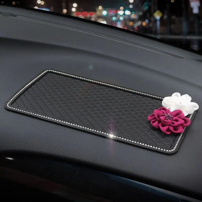 30-15cm-Anti-Slip-Mat-Crystal-Rose-Flower-Silicone-Non-Slip-Mat-Pad-Rhinestone-Car-Sticky-for-Mobile-Phone-Interior-4