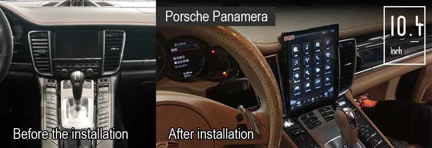 10,4 дюймов Автомобильная интеллектуальная система автомобильный мультимедийный плеер для Porsche Panamera 2010- с gps навигацией MP5 Bluetooth Wifi