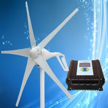 Тип 12 V/24 V дополнительный комплект генератора ветра, 400 Вт ветрогенератор с 3/5 штук лезвий Дополнительный+ ветро-солнечной гибридной контроллер