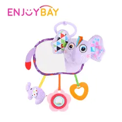 Enjoybay милые детские погремушки игрушки хлопковые коляски подвесные Мягкие плюшевые игрушки с зеркалом детская кроватка подвесные