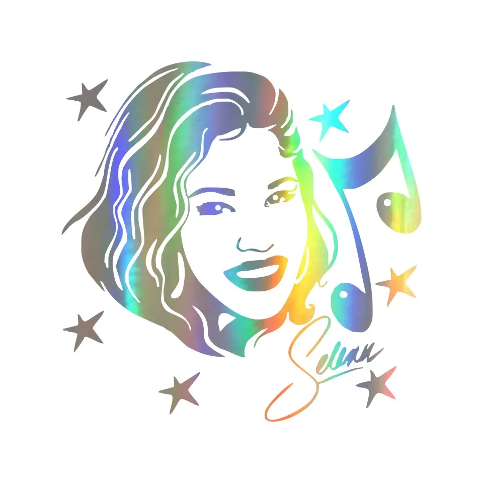 Anycuros Selena Quintanilla Singer Actress Music Fashion Car Sticker 13cm13cm (3)